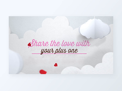 Share the love animation clouds cut paper love mars motion design motion graphics paper skittles target valentines video wrigley