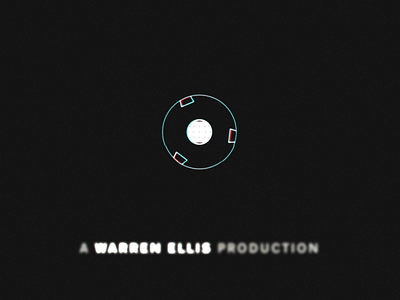 A Warren Ellis Production animation black castlevania design globe ident logo motion motion graphic netflix satellite science science fiction scifi tag