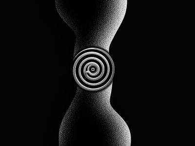 Spiralizer animation black blackandwhite fluid geometic gif hypnotic hypnotize illusion light loop motion motiondesign motiongraphics rotation spiral square white