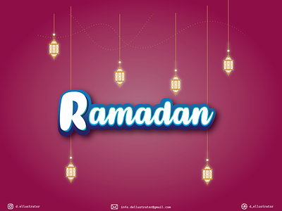 Ramadan Typography.
