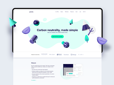 Planetly Website Redesign