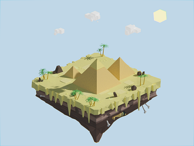 Low poly isomteric pyramids 3d 3d modeling blender colorful isometric low poly lowpoly model pyramids toy