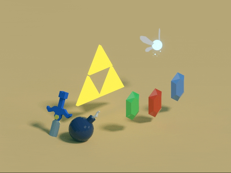 Legend Of WHO? blender gaming guess isometric link low poly nintendo