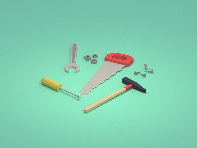 Low poly tools 3d 3d modeling blender isometric low poly lowpoly model tools