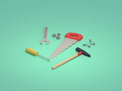 Low poly tools