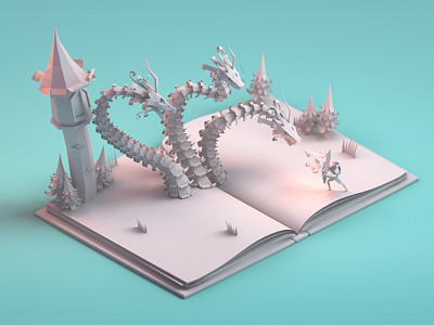 Paper story by Mohamed Chahin on Dribbble