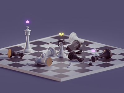 Chess Pieces designs, themes, templates and downloadable graphic elements  on Dribbble