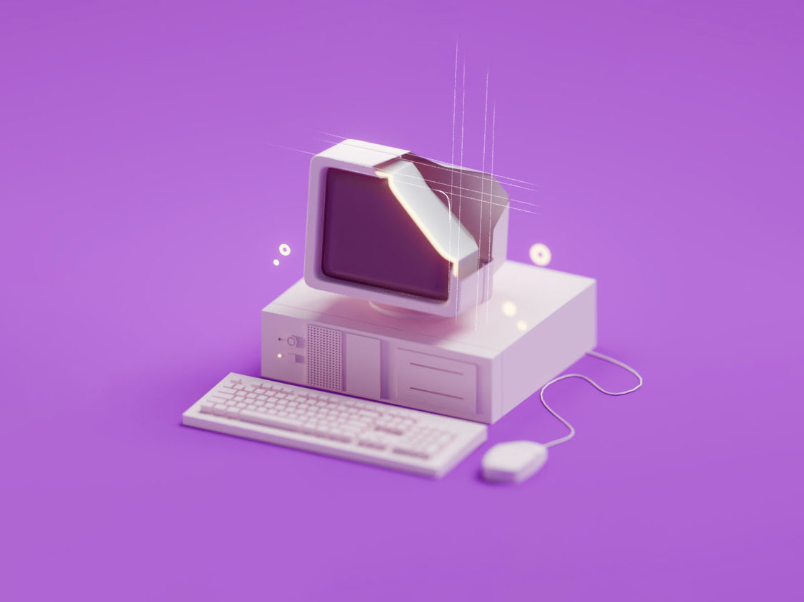 Rejected Renders #1 design computer case illustration b3d low poly isometric blender