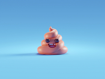 Poop emoji by Mohamed Chahin on Dribbble