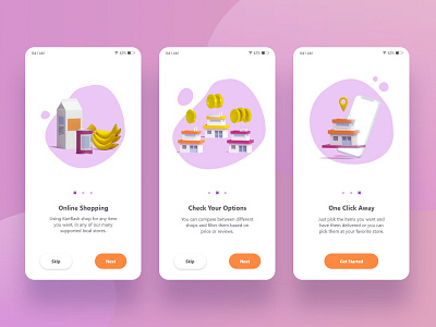 Kartflash Onboarding Screens