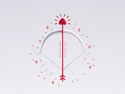 Sagittarius arrow b3d blender illustration render zodiac