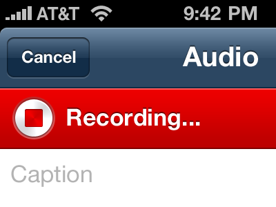 Audio Recorder audio recording