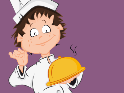 Character illustration - Cook character game illustration kid teen