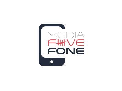 Logo proposition - Media5 Fone 5 app five fone logo media phone