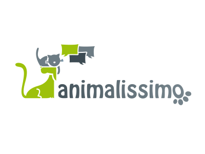 Logo - Animalissimo animals cat dog forum logo speech