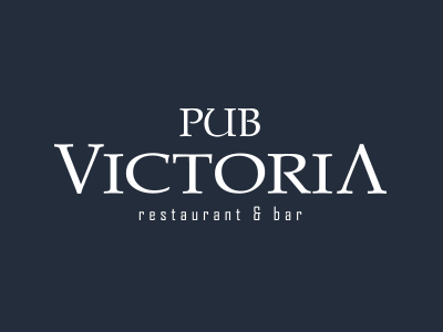 Logo - Pub Victoria bar food grill irish logo pub resto