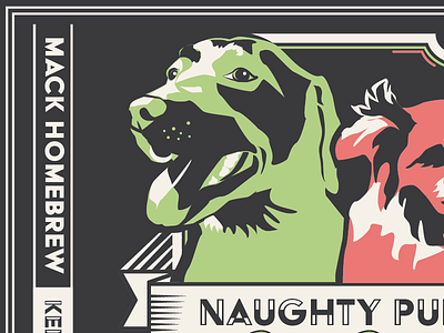 Naughty Pups Pecan Porter - Zoe dog homebrew naughtypups penny pup puppers