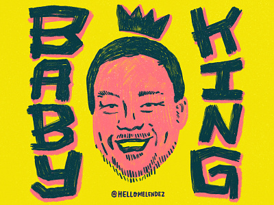Baby King baby king david chang handlettering illustration lettering netflix type ugly delicious