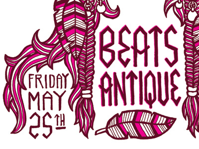 Beats Antique poster sasquatch screenprint