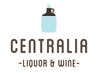 Centralia Liquor & Wine liquor logo moonshine wine