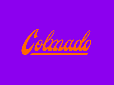 Colmado 2 lettering script type typography