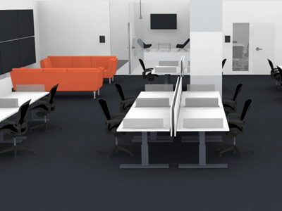AddThis Office Concept 3d addthis clean interior minimal office