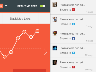 AddThis Analytics Real Time Feed Concept addthis analytics real time