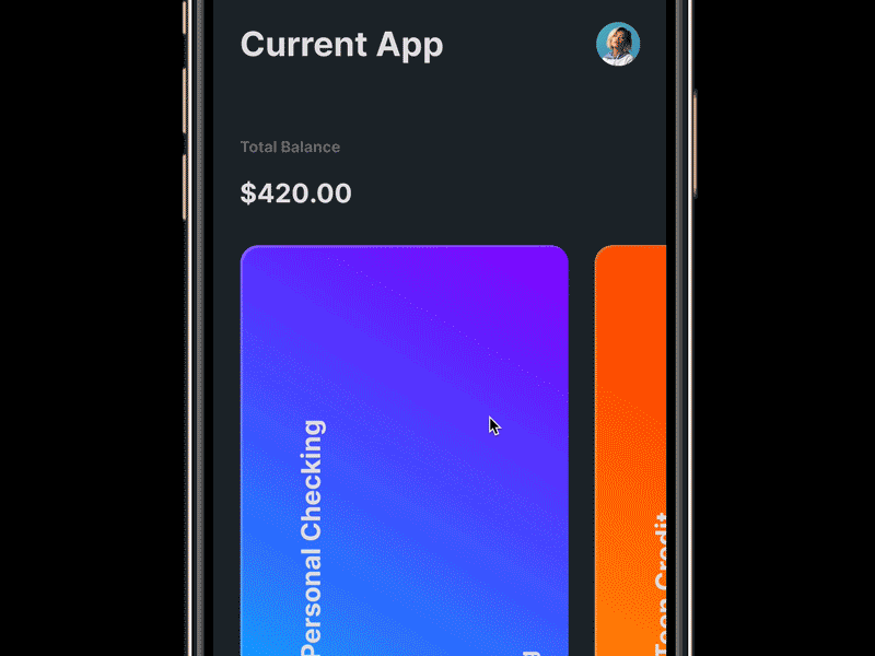 Credit Card App Prototype