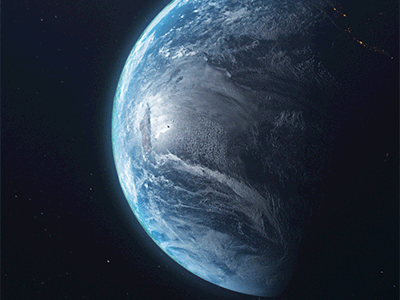 A Pale Blue Dot 3d after effects earth