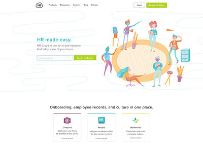 HR Cloud Home Page