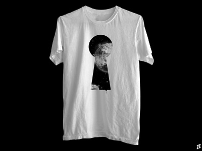 Key To The Stars black and white design planet shirt space stars t shirt threadless