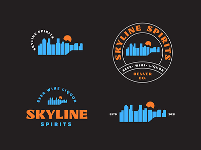 Skyline Spirits Badge Collection