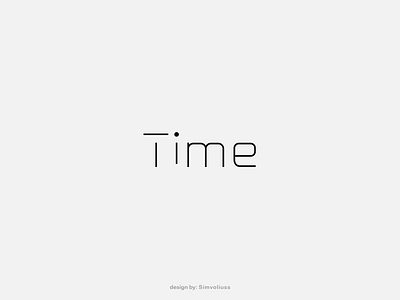 Time branding design illustration logo time