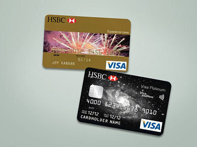 HSBC Credit Card Design branding design