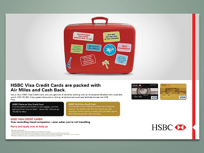 HSBC Campaign ad for VISA Credit Cards