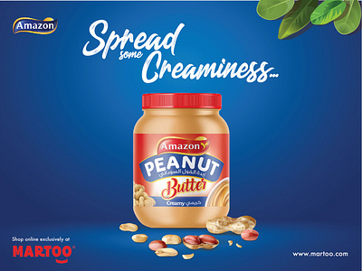 Poster and Social Media Banners for Amazon's Peanut Butter