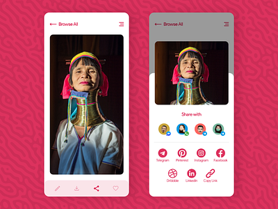 Daily UI #010 (Social Share) 010 daily ui daily ui 010 day 10 design graphic design myanmar myanmar design share social share ui ui design ux