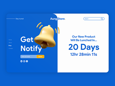 Daily UI #014 (Countdown Timer) 014 countdown countdown timer daily ui daily ui 014 day 14 design graphic design myanmar noti notification timer ui ui design ux web ui