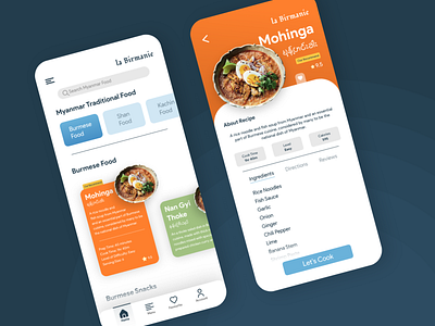 Daily UI #040 (Recipe) 040 daily ui daily ui 040 dailyui40 day 40 design graphic design myanmar myanmar food recipe ui ui design ux