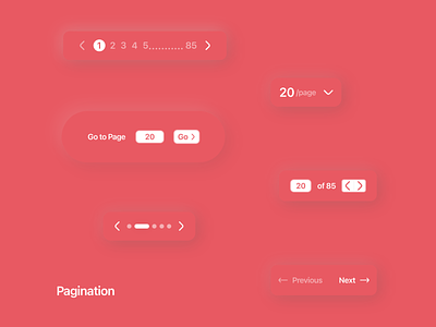 Daily UI #085 (Pagination) 084 085 086 daily ui dailyui day 85 design graphic design myanmar number page number pagination ui ui design ux