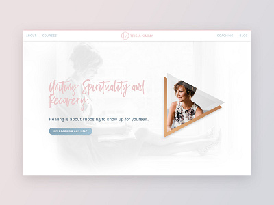 Trisia Kimmy - Spiritual Teacher and Healing Guide design front end gradients web design