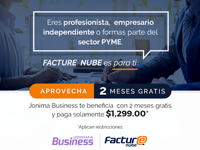 Banner para Facebook de Facturación en la Nube