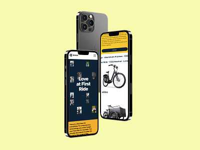 Bimas Bikes (Mobile Design and Webflow Build)