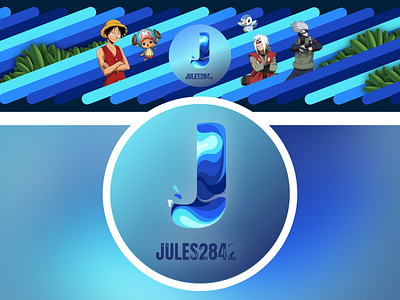 Jules_2842 • Chaîne YouTube • Logo août 2021 branding color design illustration logo nature ui