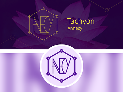 Tachyon Annecy • Séances Energétiques • Logo octobre 2022 branding color design graphic design illustration logo typography vector