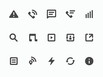 Telco Icons icons illustration