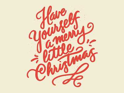 Happy Holidays, Dribbble christmas hand lettering happy holidays lettering merry