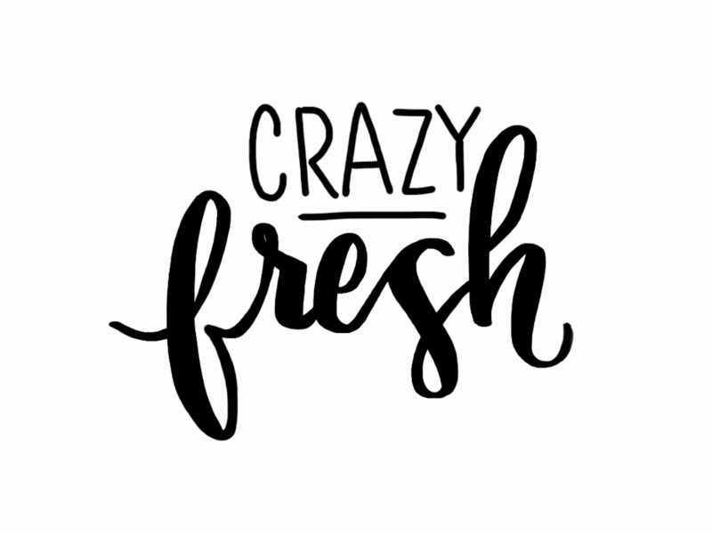 What Would Kanye Say apple pencil crazy fresh gif hand lettering ipad pro lettering procreate
