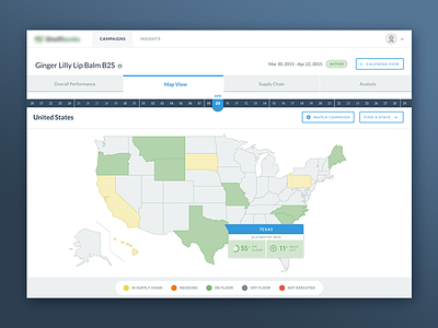 Retailer Map dashboard data map platform retailers