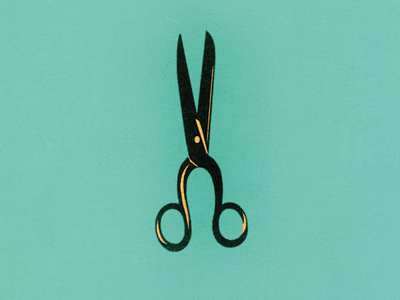 IMACUTYA blue orange scissors